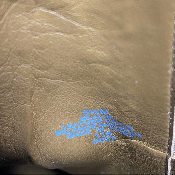 Marc Fisher Alva Brown Leather Heeled Bootie 5 1/2 M - Picture 11 of 14